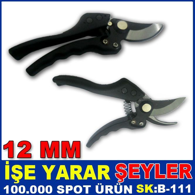 ÇOK AMAÇLI EMLİYETLİ ÇELİK UÇLU BUDAMA MAKASI