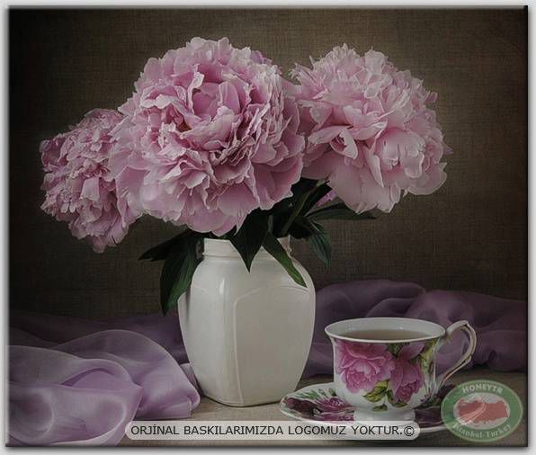 100x70cm ÇERÇEVELİ CANVAS TABLO ÇİÇEK AYF12730