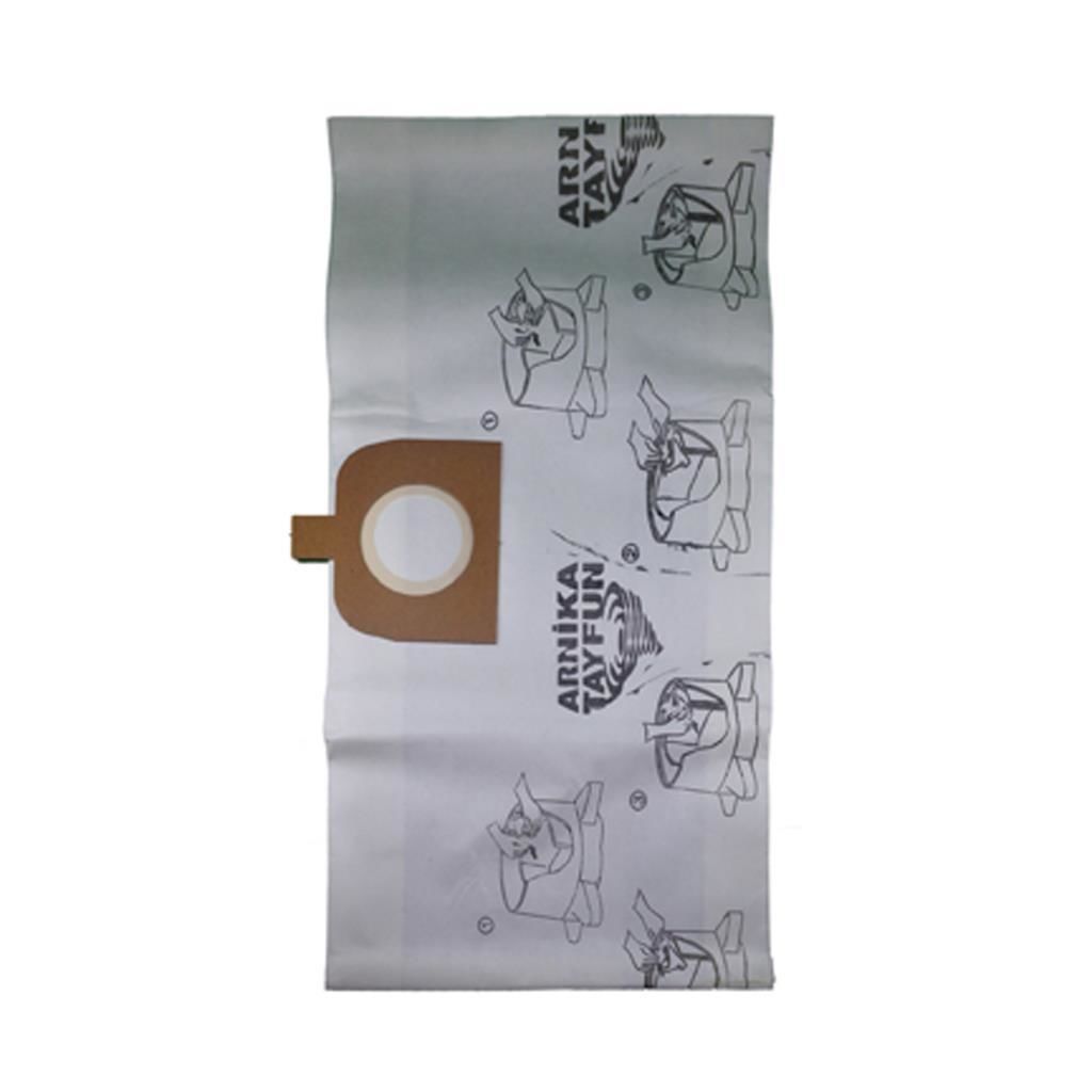 5 Adet Arnica Yıkamalı Elektrikli Süpürgelerine Uyumlu Süpürge Kağıt Toz Torbası