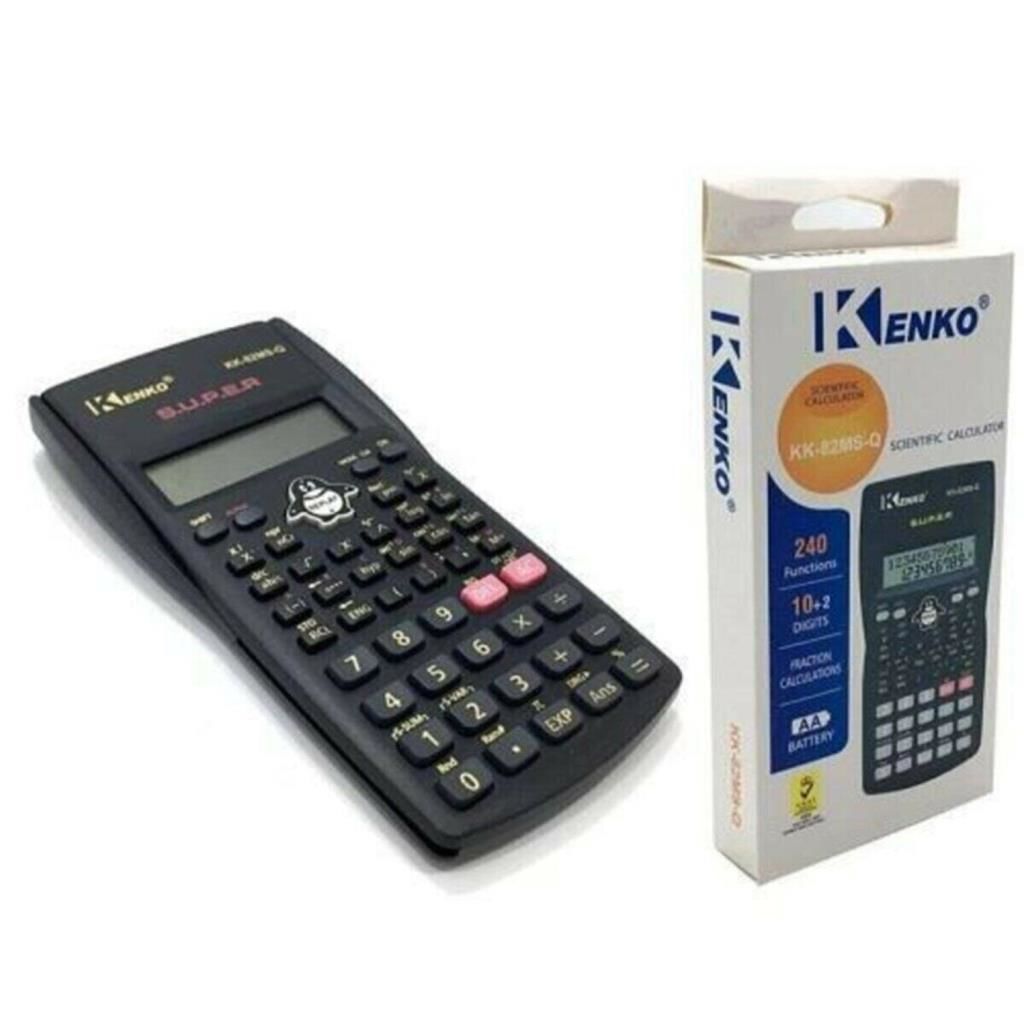 Kenko KK-82MS-Q Fonksiyonel Hesap Makinesi Siyah Fonksiyonel Makine