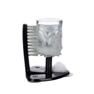 Pratik Bardak Yıkama Fırçası Kupa Bardak Fincan iç dış Temizlik Sistemi Tek Dokunuş Süper Parlaklık