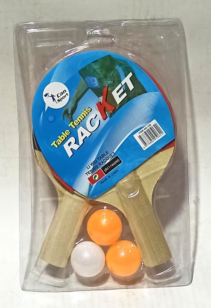 10cm Saplı 2 Raket ve 4cm Çaplı 3 Toplu Masa Tenis Seti