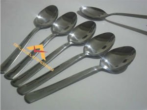 6 ADET PASLANMAZ ÇELİK ROSTRE TATLI KAŞIĞI SETİ