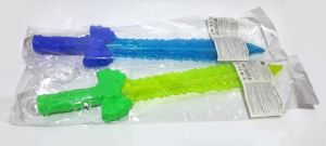 Pille Çalışan Sesli ve Işıklı 46cm Boyunda Tırtıklı Oyuncak Kılıc Savaş Oyuncakları