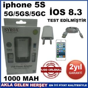 SYROX İPHONE 5S ORJİNAL 1000 MAH SARJ CİHAZI