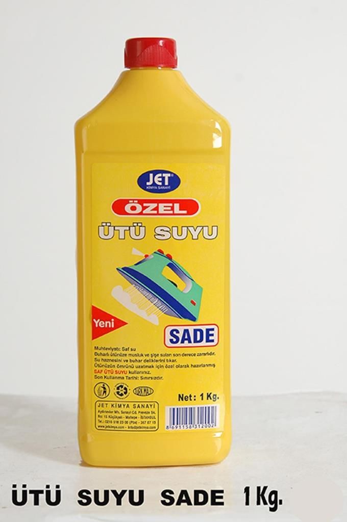 Ütü Suyu Sade 1000 gr Saf su Ütülerin tıkanmasına engel olur çamaşırlara canlılık verir