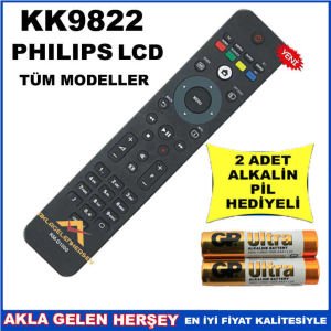 PHILIPS LCD-PLAZMA TELEVİZYON KUMANDASI KK9822