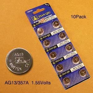 10adet AG13 LR44 (LAZER PİLİ) ALKALİN DÜĞME PİL