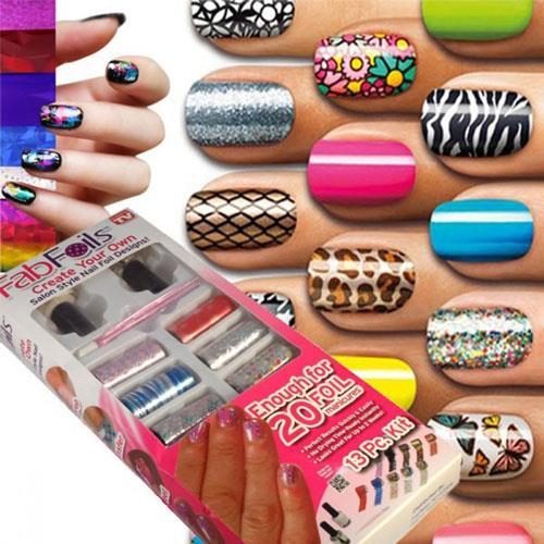 Fab Folis Crate Tırnak Kaplama Ev Ve Kuaförler İçin ideal