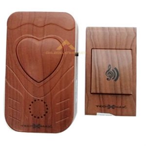 AHŞAP DESEN UZAKTAN KUMANDALI KABLOSUZ KAPI ZİLİ