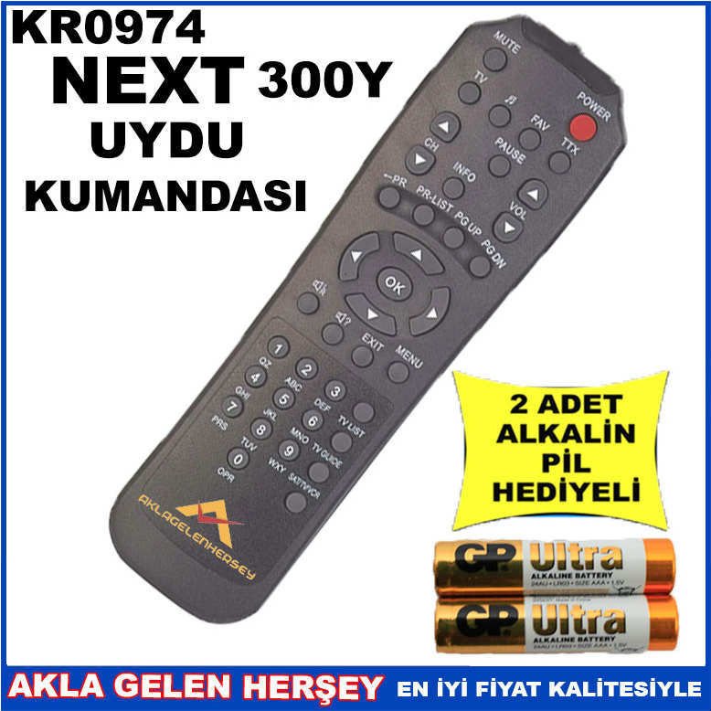NEXT 3000Y UYDU CİHAZI Receiver KUMANDA KR0974