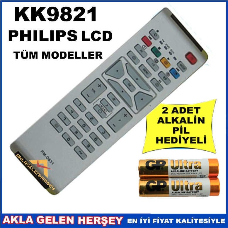 PHILIPS LCD-PLAZMA TELEVİZYON KUMANDASI KK9821
