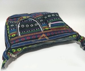 POSTACI MODEL RENKLİ DESENLİ KADIN OMUZ ÇANTASI