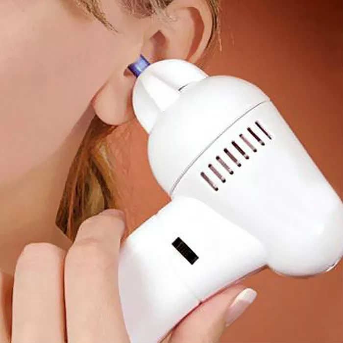 Pille çalışan kulakiçi kir-toz emici kulak temizleyen WAXVAC VAKUMLU 8 BAŞLIK KULAK TEMİZLEME CİHAZI