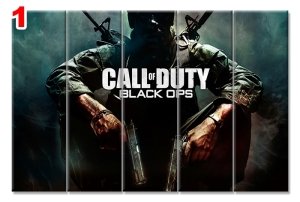 CALL OF DUTY 7 STİL 5 PARÇALI KANVAS TABLO