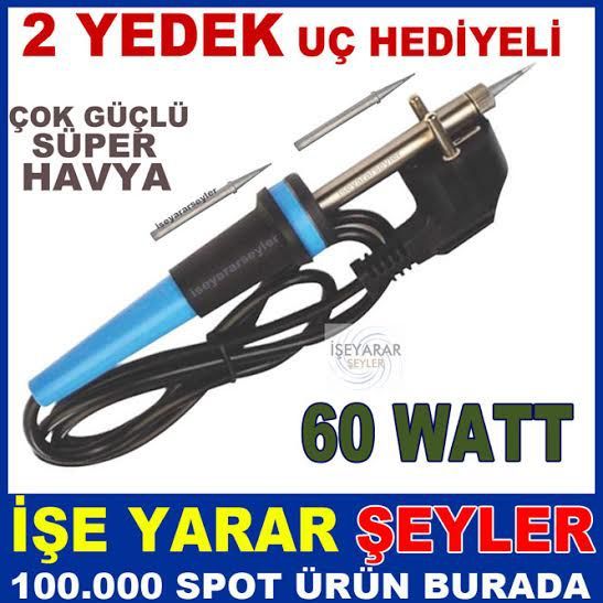 2 YEDEKUÇLU Süperİnce KALEM HAVYA LEHİM MAKİNESİ