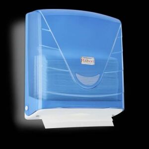 Flosoft Z Katlamalı Havluluk 300 lük Kağıt Havlu Dispenseri F088 Şık Kullanışlı Duvara Monte Stant