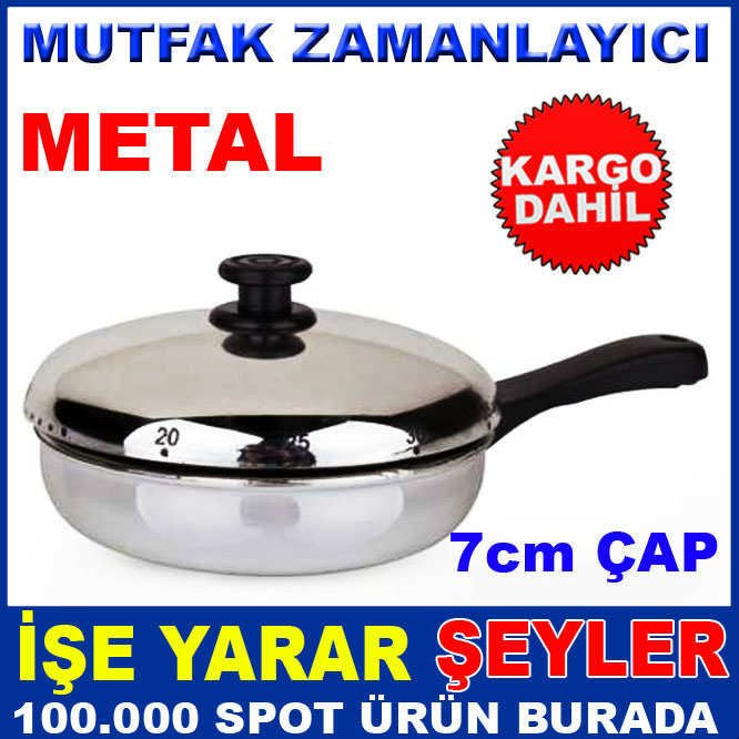 TENCERE GÖRÜNÜMLÜ METAL MUTFAK ZAMANLAYICISI KD