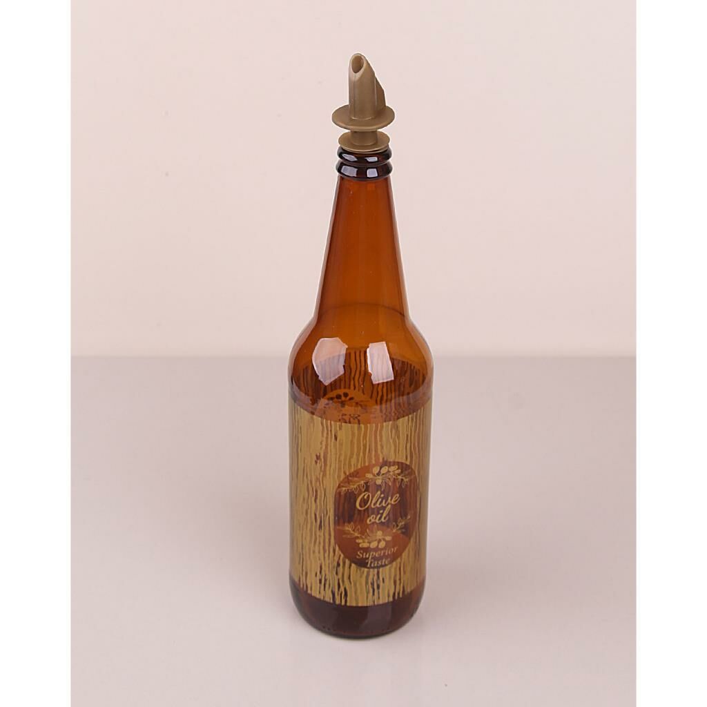 ŞEFFAF CAM SADE ZARİF SİGMA GLASS 660 CC YAĞDANLIK EDREMİT STANDLI