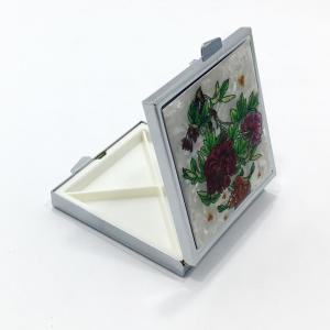 Mine İşlemeli 4 Bölmeli İlaç Kutusu Paslanmaz Çelik Takı Kutusu