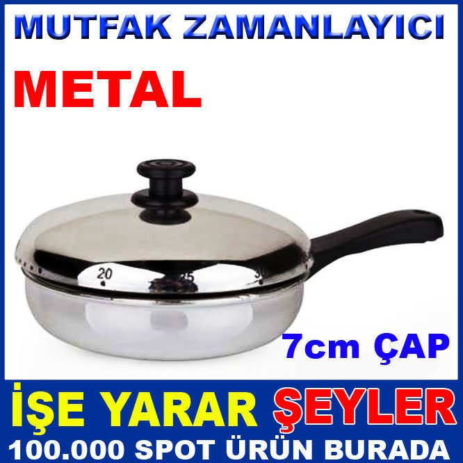 TENCERE GÖRÜNÜMÜNDE METAL MUTFAK ZAMANLAYICISI