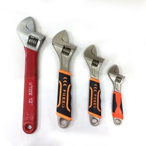 1 Adet 10'' 250x30 Ayarlı İngiliz Anahtarı Pik Döküm Çelik Kurbağacık