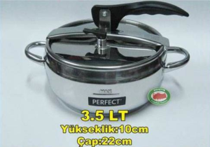 EN GÜVENLİ DÜDÜKLÜ TENCERE 3,5L ÇİFT GÜVENLİK