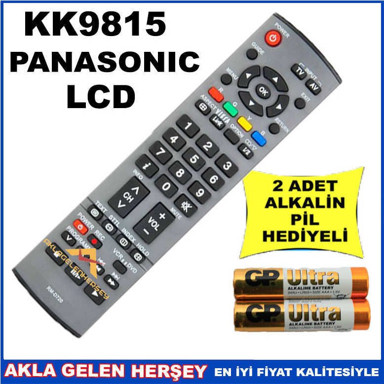 PANASONIC LCD-PLAZMA TELEVİZYON KUMANDASI KK9815