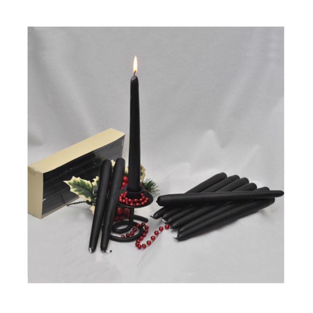 Şık Tasarımı ile Kaliteli Akmayan İs Yapmayan Sözen 12 li Konik Kokusuz Şamdan Mum