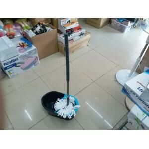 Komple Temizlik Seti,%100 Microfiber Dönerli Mop Seti,8 Lt Kapasiteli Su Kovası+Dönerli Sap+Püskül