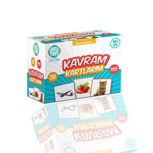 150 Parça Eğitici, Öğretici ve Zeka Geliştirici Kavram Kartları - Bilmeceli Zeka Kartları