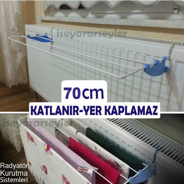 70cm Tak-As Portable Kalorifer Çamaşır Askısı