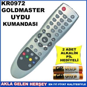 GOLDMASTER UYDU CİHAZI Receiver KUMANDA KR0972