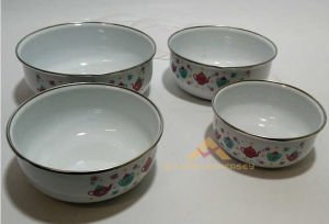 MASTER 4lü SET DESENLİ EMAYE SAKLAMA KABLARI