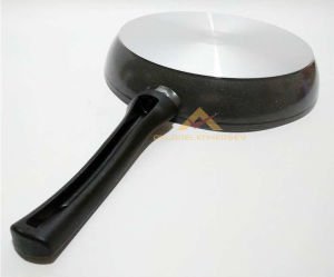 1.KALİTE 30cm DÖKÜM KIZARTMA TAVASI EZME ALÜMİNYUMDAN ÜRETİM İÇ ve DIŞ YÜZEYİ GRANİT KAPLAMA abn34