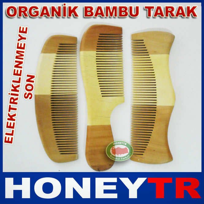 1 adet Bambu Tarak SAÇLARINIZDA ELEKTRİKLENMEYE SON VERİN,ORGANİK BAMBU TARAK SAÇ BAKIMI İÇİN İDEALDİR,AHŞAP SAÇ TARAĞI