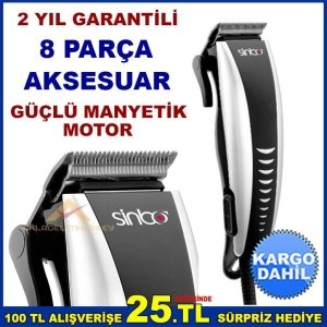 SİNBO PROFESYONEL KABLOLU SAÇ KESME MAKİNESİ