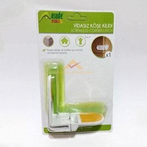 KÖŞELİ DOLAP VE BÜFELER İÇİN MONTAJI KOLAY VİDASIZ KÖŞE KİLİDİ
