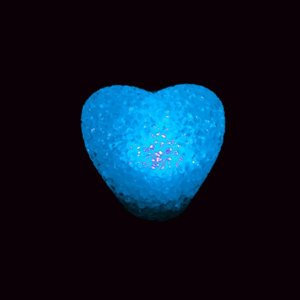 7 Renk Değiştiren, Led Işıklı, Pilli, Kalpli Gece Lambası - Dekoratif Işıklı Romantik Kalp