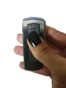 Füme Renk Lighter Gazsız USB Kablolu Rüzgarda Kolay Yanan Çakmak