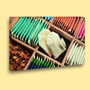 POŞET BİTKİ ÇAYLARI 7 değişen ölçü ORİJİNAL KANVAS TABLO