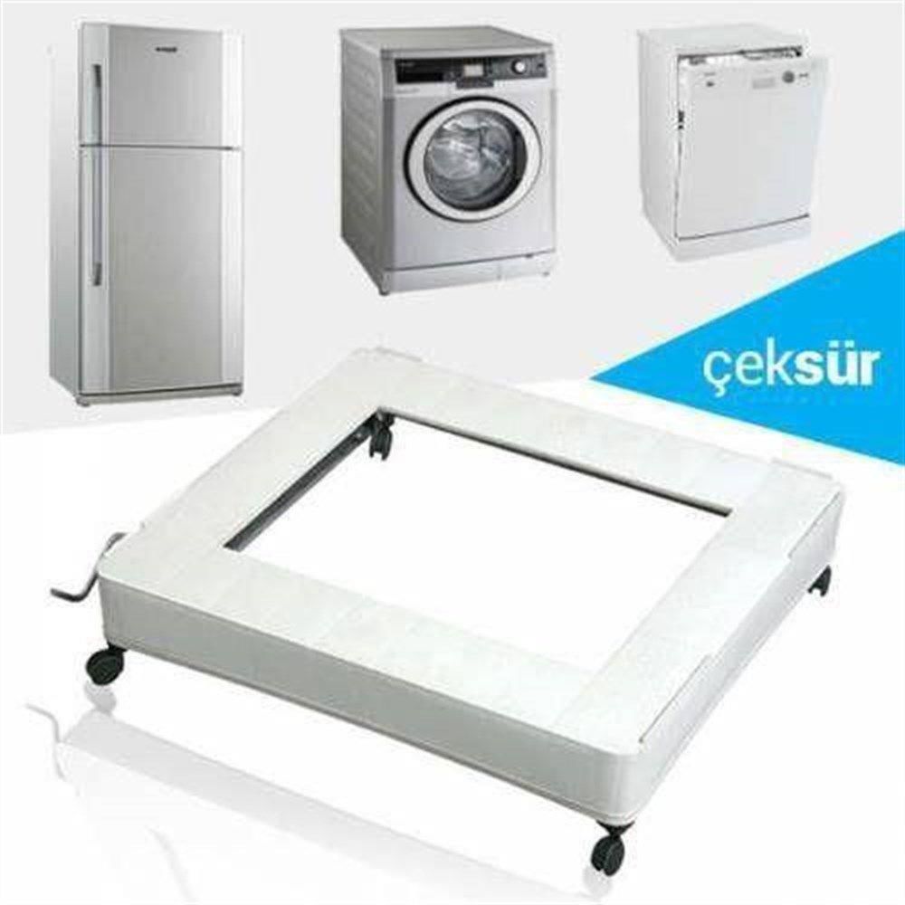 Kriko Tekerlekli ÇekSür Dolap ve Beyaz Eşya Altlığı Çamaşır Bulaşık Makinası Buzdolabı Altlığı