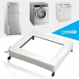 Kriko Tekerlekli ÇekSür Dolap ve Beyaz Eşya Altlığı Çamaşır Bulaşık Makinası Buzdolabı Altlığı