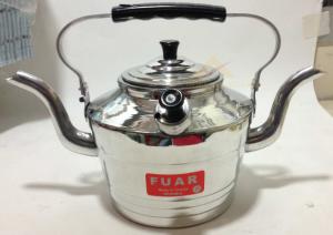 MUHABBET İÇİN BİREBİR %100 ALÜMİNYUM GÖVDELİ BAKALİT KAPLAMA SAPLI ÇİFTLİ ÇAYDANLIK