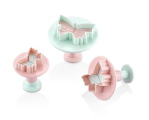 Suncook 3 Lü Kelebek Basmalı Şeker Hamur Kesici