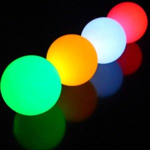 7 Renk Değiştiren Led Işıklı Gece Lambası - Dekoratif Küre - Parti Lambası