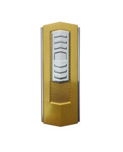 Altın Sarısı Lighter Gazsız USB Kablolu Rüzgarda Yanabilen Çakmak