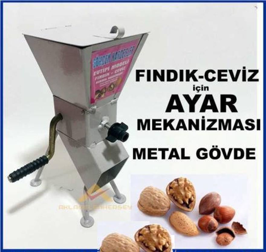 Kapaklı ceviz fındık kırıcı batoz,kol çevirmeli metal gövde profesyonel fındık ceviz kırma makinesi