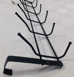 Paslanmaz Çelik Mat Siyah Metal Amerikan Kapı Askısı 12 kanca Çivisiz Vidasız Kapıya Askılı Montaj