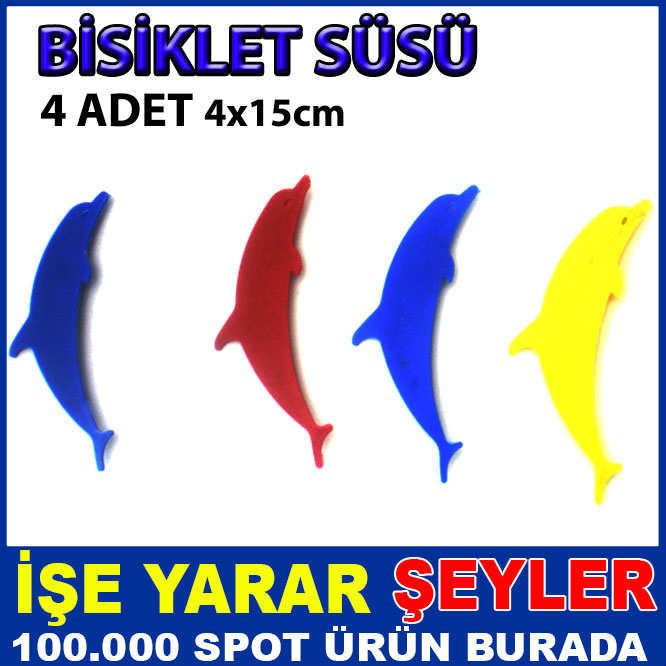 YUNUS ŞEKLİNDE 4x15cm SEVİMLİ BİSİKLET SÜSÜ